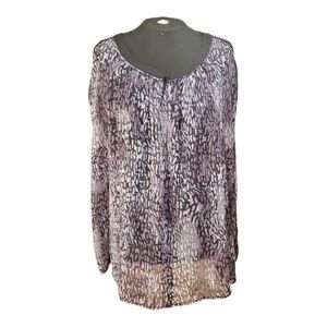 Liz Claiborne Sheer Top, XL, no belt,